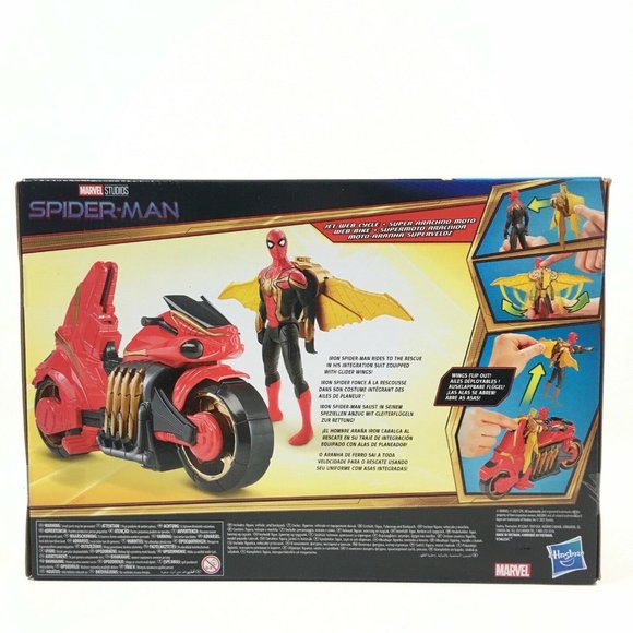 Spider-Man Jet Web Cycle And Figure 3 Piece Set - Picture 6 of 11